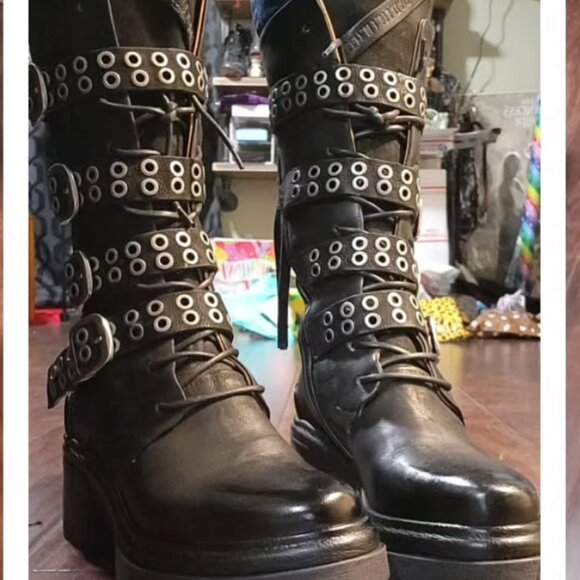 Free People x A.S. 98 Ellington Moto Boots - New in Box - US 8.5 - 9 / EU 39 - Picture 14 of 16